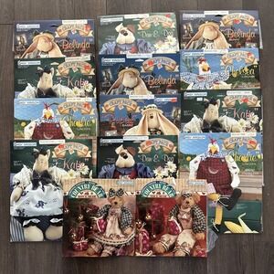 Daisy Kingdom Bunny Kitty Rabbit Stitch & Stuff Doll Kit Craft Pack Lot 14 Vtg